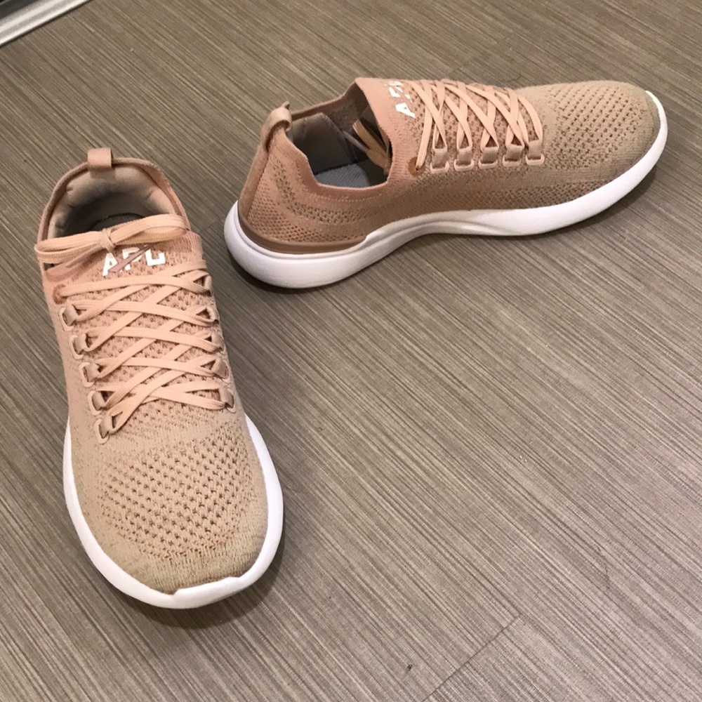 APL Women’s TechLoom Knit Sneakers in Blush